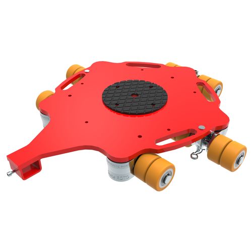 Pattino a rulli rotativo - ECO-Skate® ROTOflex (PU) RF64 6,4to - HTS Hydraulische Transportsysteme GmbH - per carico elevato / di trasporto / manuale