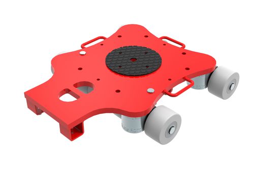 Pattino a rulli rotativo - ECO-Skate ROTOflex XL (NY) RFXN12 12to - HTS Hydraulische Transportsysteme GmbH - per carico elevato / di trasporto / 360°