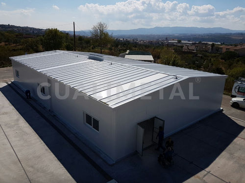 Edificio modulare - CUALIMETAL - prefabbricato / per centro sportivo