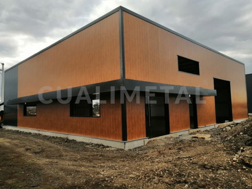 Capannone modulare - NAVERAPID® - CUALIMETAL - di stoccaggio / in struttura leggera