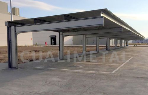 Tettoia per posto-auto solare - MARQUISOL&reg; - CUALIMETAL