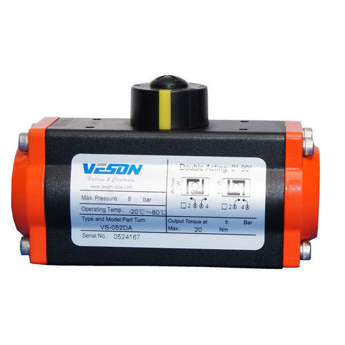 Attuatore per valvola pneumatico - VS-052DA - pneumaticairactuator.com - rotativo / a pistone / a doppio effetto