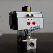 Valvola a sfera - VS-063DA - pneumaticairactuator.com - pneumatica / per aria / in acciaio inossidabile