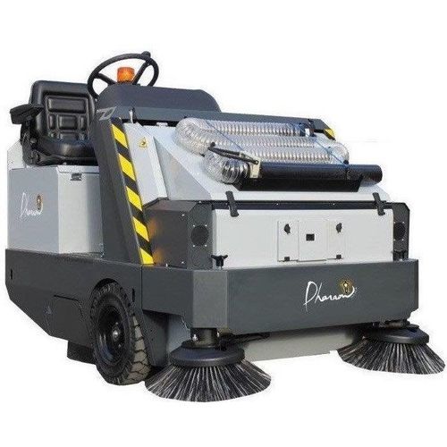Spazzatrice uomo a bordo - MAX1700B - Pharaon - a batteria / da esterno / per rifiuti