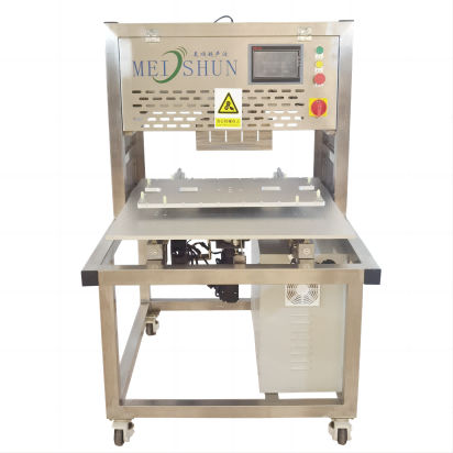 Macchina tagliatorte ad ultrasuoni - HDMS-DJB300 - Handan City Meishun Machinery Co.,Ltd - rettangolare / rotonda / automatica