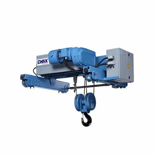 Paranco a cavo elettrico - CMX Series - CMAK Crane Systems - compatto / con carrelli / 400 V