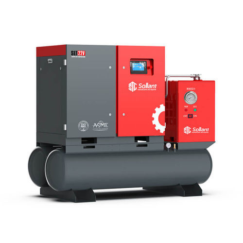 Compressore a vite - SLTI-22V - Shanghai Sollant Energy Saving Technology Co., Ltd - d'aria / di azoto / con motore elettrico