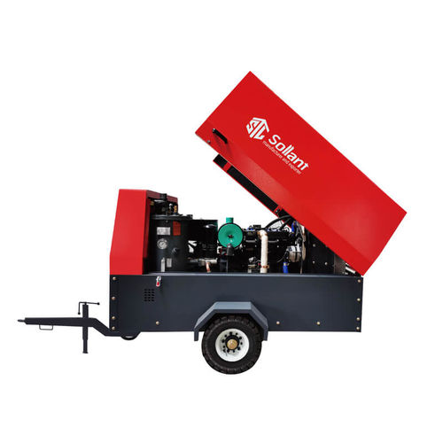Compressore a due viti - SLTDP-29 - Shanghai Sollant Energy Saving Technology Co., Ltd - d'aria / con motore diesel / mobile