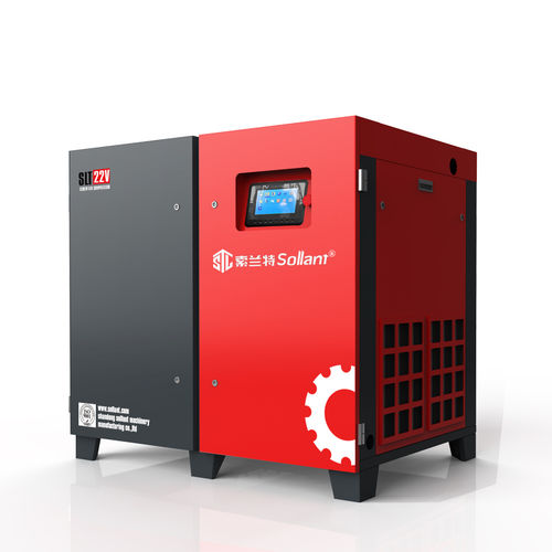 Compressore a vite - Shanghai Sollant Energy Saving Technology Co., Ltd - d'aria / con motore elettrico / fisso