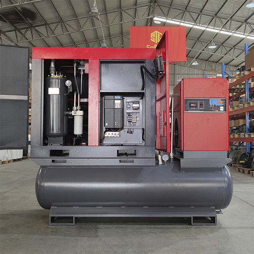 Compressore a vite - SLTI-7.5F - Shanghai Sollant Energy Saving Technology Co., Ltd - d'aria / elettrico / fisso