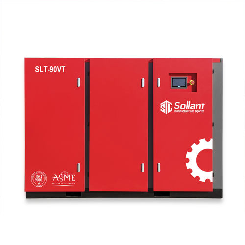 Compressore a vite - SLTT-55V - Shanghai Sollant Energy Saving Technology Co., Ltd - d'aria / elettrico / fisso