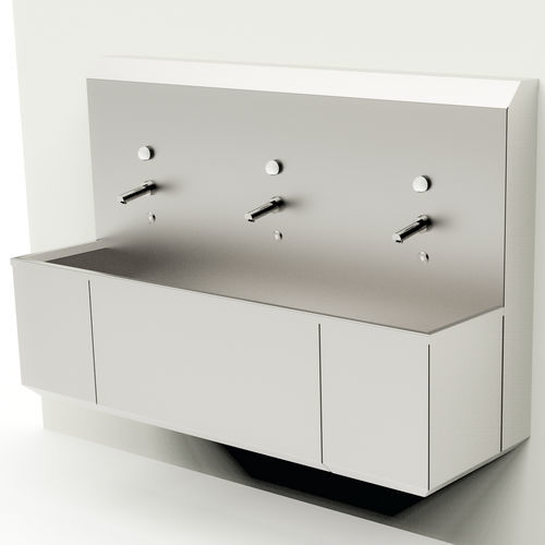 Lavabo per l'industria agroalimentare - H-WASH - TEMIC S.L.U. - lavamani / in acciaio inossidabile / igienico