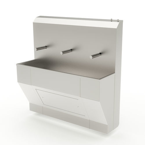 Lavabo da laboratorio - H-WASH - TEMIC S.L.U. - lavamani / in acciaio inossidabile / igienico