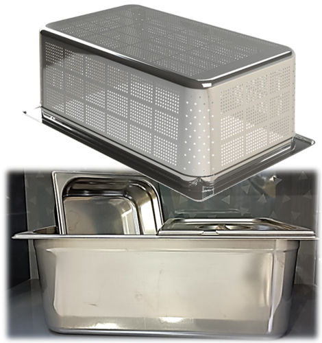 Imbutitura acciaio - Punched gastronorm - Mario Fernando Group Srl - alluminio / acciaio inossidabile / rame