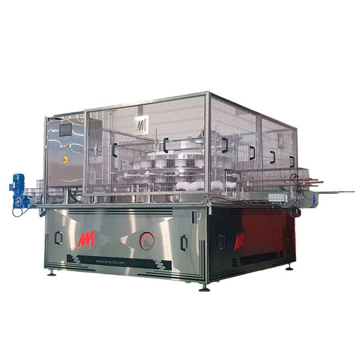 Riempitrice volumetrica - RS - Emerito S.L. - automatica / per vasetti / scatole di conserve