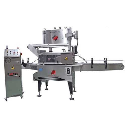 Incapsulatrice lineare - Emerito 2.8 M2 - Emerito S.L. - completamente automatica / per capsula Twist / per bottiglie PET