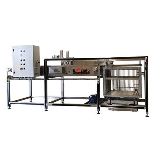 Sistema di carico e scarico per cestelli - Emerito S.L. - semiautomatico / per recipiente / automatico