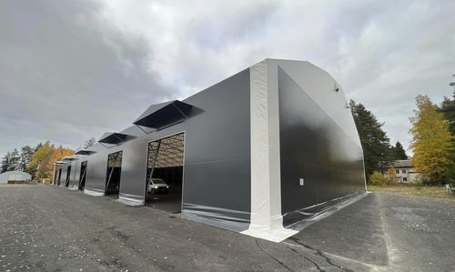 Capannone permanente - 30 - Finest-Hall Factory OÜ - non infiammabile / con rivestimento in PVC