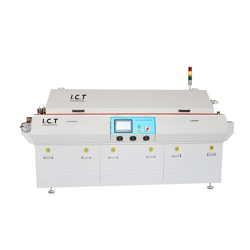 Macchina di brasatura dolce a riflusso - T series - Dongguan ICT Technology Co.,Ltd - controllata da PLC / per PCB / multizona