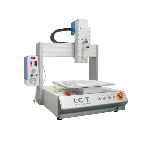 Macchina di applicazione di colla da ufficio - I.C.T-S series - Dongguan ICT Technology Co.,Ltd - per l'industria elettronica / per l'industria dei semiconduttori