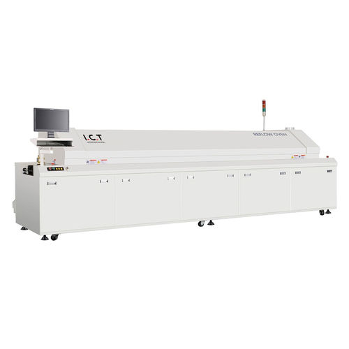 Macchina di brasatura dolce a riflusso - L series - Dongguan ICT Technology Co.,Ltd - controllabile tramite PC / per PCB / a 10 zone di cottura
