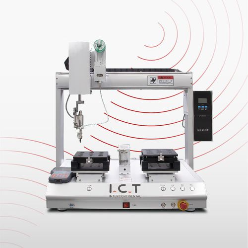 Macchina di brasatura dolce robotizzata - I.C.T-SR250D - Dongguan ICT Technology Co.,Ltd - ad alta frequenza / a punti / automatica