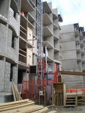 Ascensore per cantiere - VISION AS 2000 - Safi Group srl - industriale / antideflagrante / ATEX
