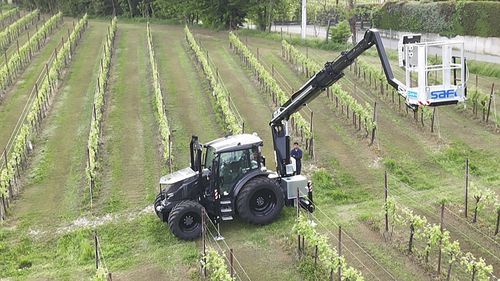 Piattaforma di lavoro aerea montata su trattore - SCJ20 - Safi Group srl - montata su camion / elettroidraulica / per l'agricoltura