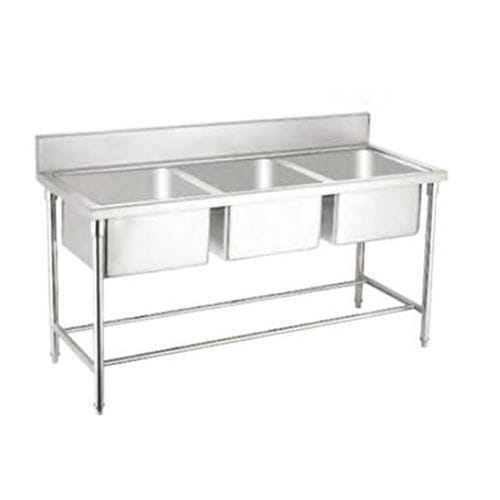 Lavabo per l'industria agroalimentare - Zibo Unique Machinery Co., Ltd. - lavamani / per lavaggio di frutta e verdura / in acciaio inossidabile