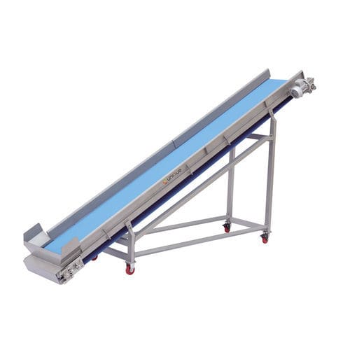 Trasportatore a nastro - TS3570 - Zibo Unique Machinery Co., Ltd. - inclinato / da trasporto / su ruota