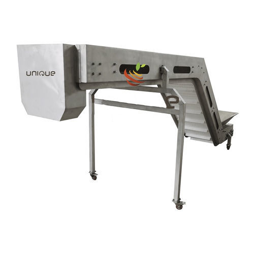 Trasportatore a tapparelle - Zibo Unique Machinery Co., Ltd. - a Z / d'alimentazione / con motore elettrico