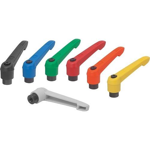 Leva di bloccaggio in materia plastica - B0218 series - NORMTEILWERK ROBERT BLOHM GmbH - in acciaio / in zinco pressofuso