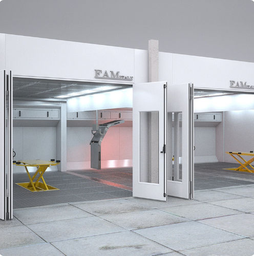 Area di preparazione di fondi per pittura - FAM srl