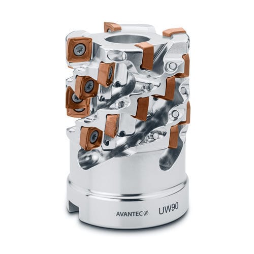 Fresa a riccio - UW90 - Avantec Zerspantechnik GmbH - a riccio / a inserti / per acciaio inossidabile