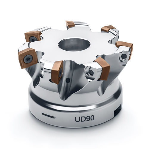 Fresa a copiare - UD90 - Avantec Zerspantechnik GmbH - a inserti multitaglienti / per acciaio inossidabile / per acciaio trattato