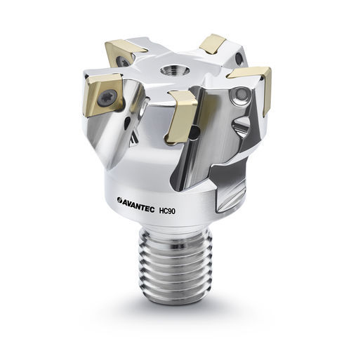 Fresa per spallamento - HC90 - Avantec Zerspantechnik GmbH - a inserti / di sgrossatura / per ghisa