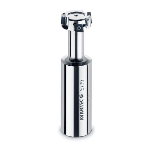 Fresa per scanalature a T - ET90 - Avantec Zerspantechnik GmbH - a inserti multitaglienti / per acciaio / ad alta prestazione