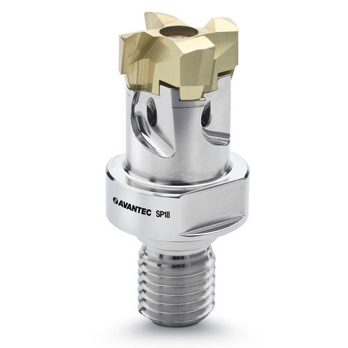 Fresa a grande velocità di avanzamento - SP18 - Avantec Zerspantechnik GmbH - indicizzabile / per ghisa / per acciaio