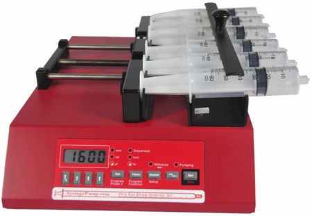 Pompa a siringhe multiple - NE-1600 - New Era Pump Systems, Inc. - per prodotti chimici / con motore passo-passo / autoadescante