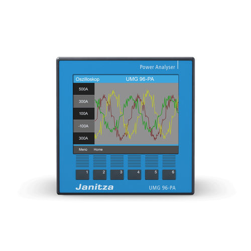 Apparecchio di monitoraggio di qualità di energia - UMG 96-PA - Janitza electronics GmbH - di temperatura / della corrente residua / modulare