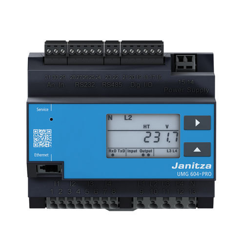 Apparecchio di monitoraggio di misura - UMG 604-PRO - Janitza electronics GmbH - di qualità di energia / Ethernet / PROFIBUS