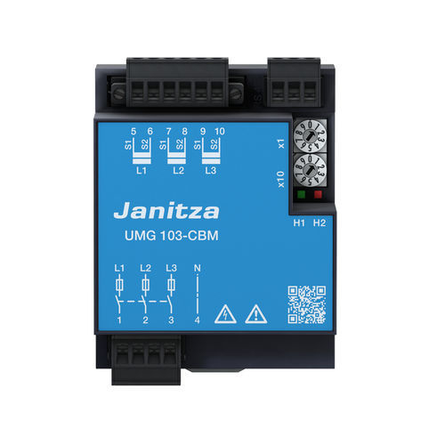 Strumento di misura di qualità di energia - UMG 103-CBM - Janitza electronics GmbH - di potenza / parametri elettrici / industriale