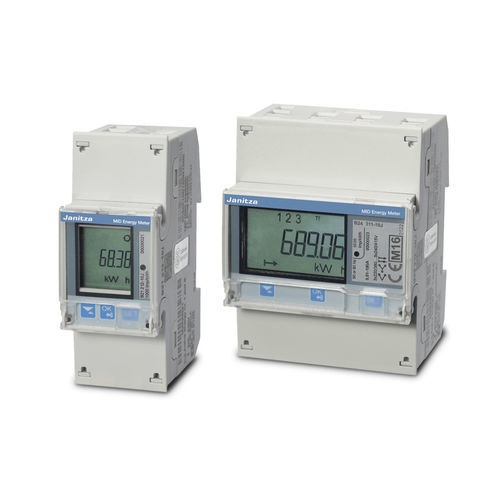 Contatore di energia elettrica certificato MID - B series - Janitza electronics GmbH - monofase / trifase / Modbus RTU