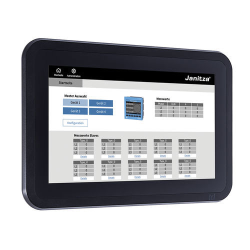 Apparecchio di monitoraggio intelligente - 100-WEB - Janitza electronics GmbH - della potenza / di corrente / di tensione