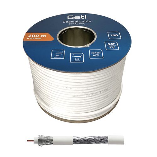 Cavo elettrico RF - 107AL  - GETI - coassiale / blindato / nastro