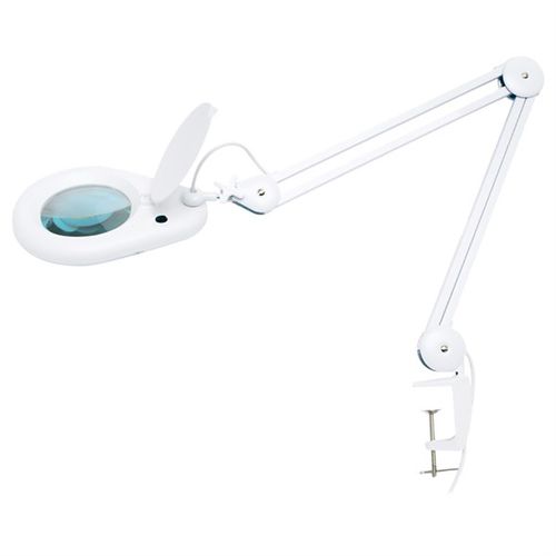 Lente di ingrandimento da lavoro - GDM 03 - GETI - con lampada a LED / su braccio articolato / autoportante