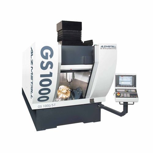 Centro di lavoro CNC 3 assi - GS 1000/5-T - Alzmetall - verticale / a portale / a tavola rotante
