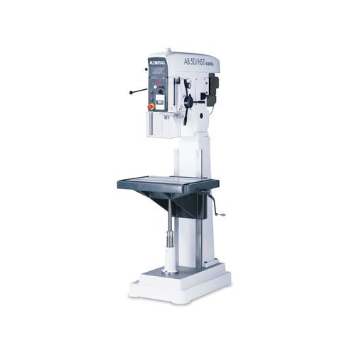 Macchina di foratura verticale - AB 50/HST - Alzmetall - a colonna / per acciaio / a velocità variabile