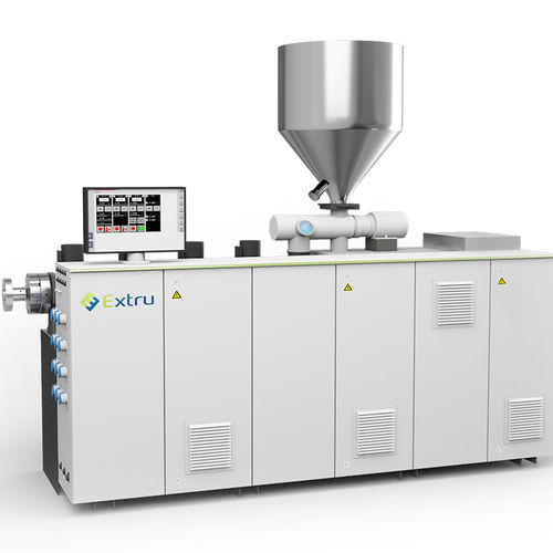 Estrusore per PVC - EXT-SJZ series - Ningbo Extru Machinery Co., Ltd. - per polimeri termoindurenti / bivite conica / compatto