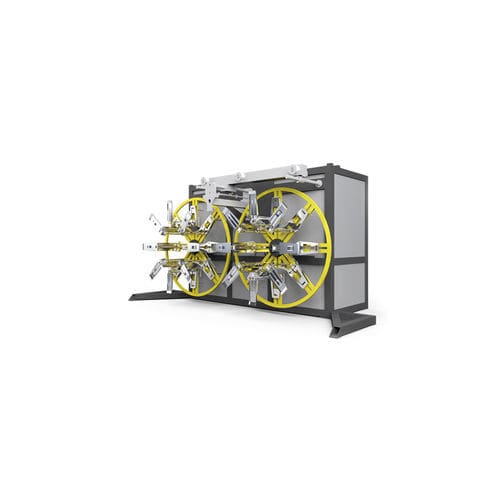 Bobinatrice di bobina - EXT-WD series - Ningbo Extru Machinery Co., Ltd. - per tubi / semiautomatica / con apparecchio di misura della lunghezza